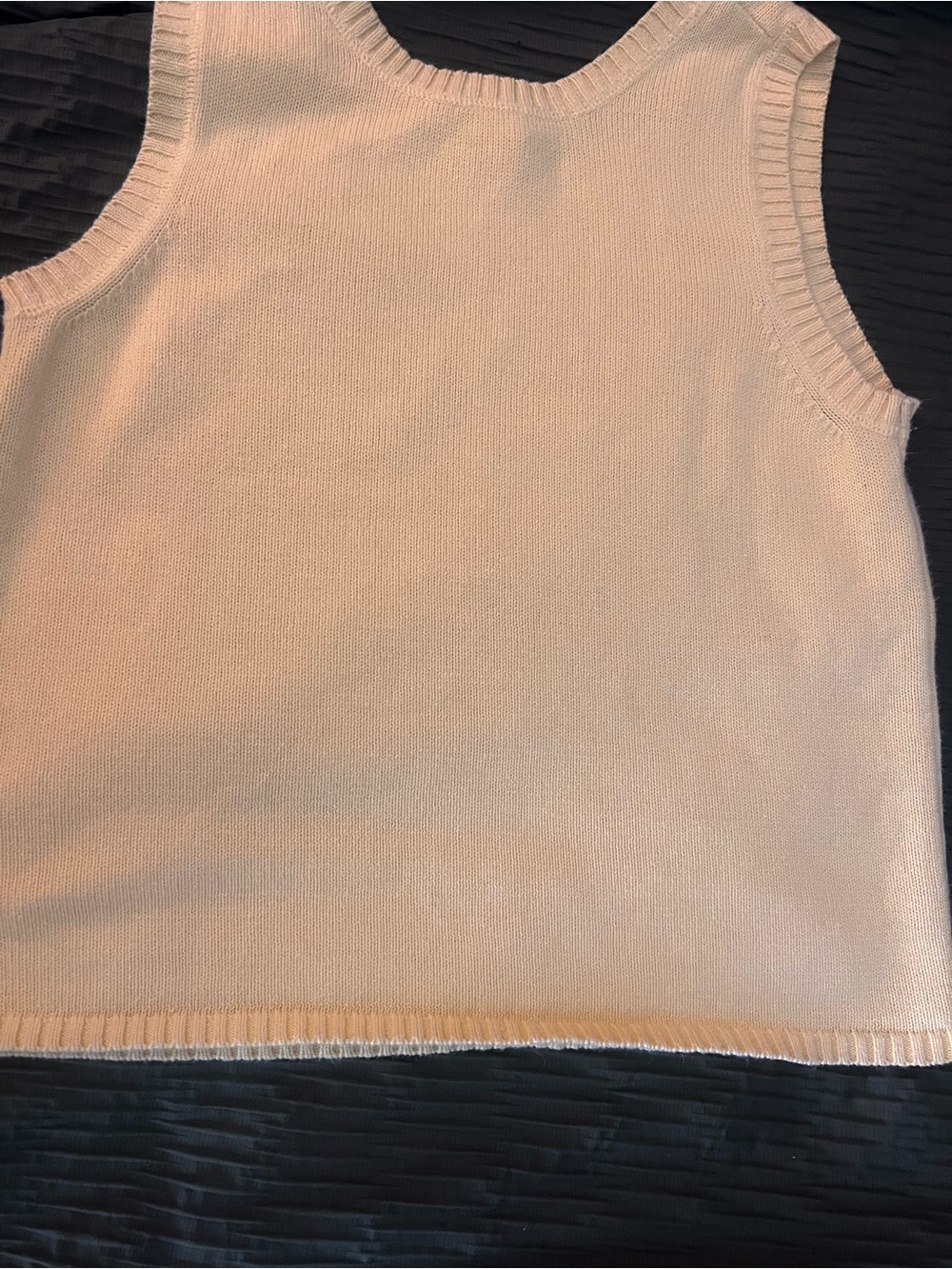 Classic Women's Sleeveless Knit Tank Top - yellow